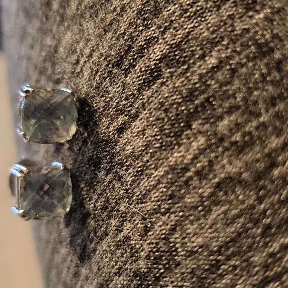Pale Blue Topaz Earrings